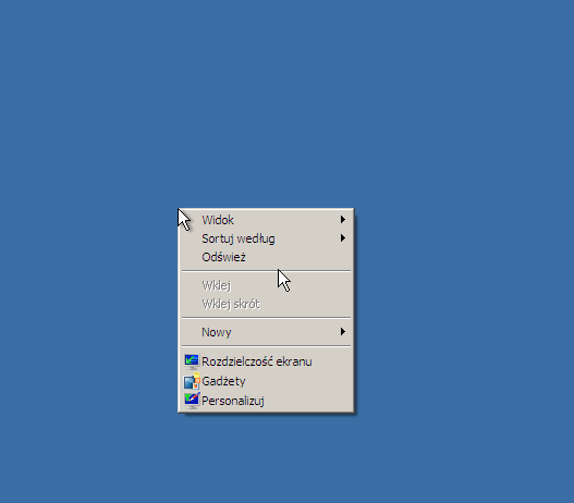 Przywracanie ikony Mój Komputer Windows 7